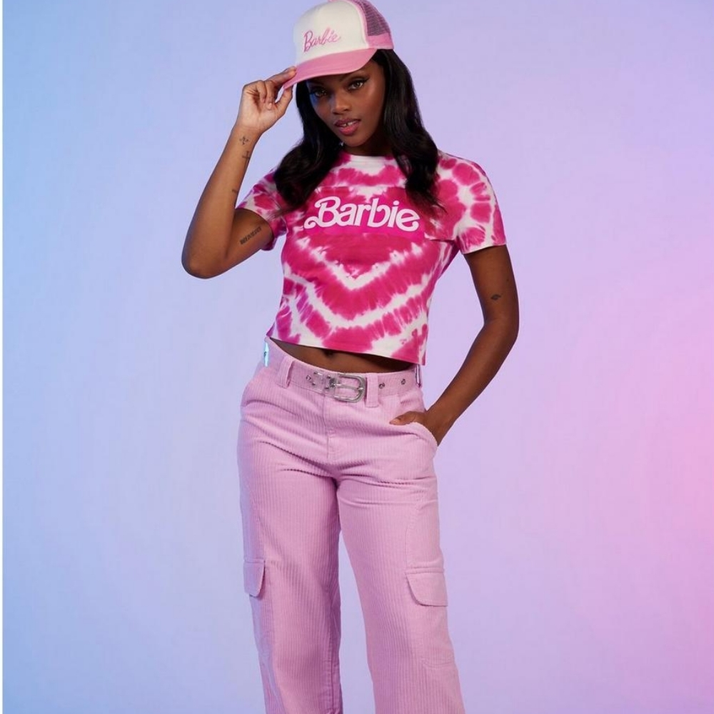 Barbie Logo Heart Tie-Dye Girls Baby T-Shirt 65th Anniversary 2023 - Picture 13 of 14